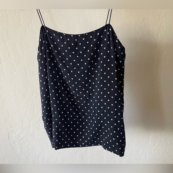 EVERLANE Women’s Polka Dot Camisole, Minimalist Thin Strap, Size 2••Contemporary - Picture 10 of 14